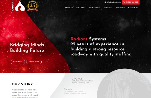 Radiant website