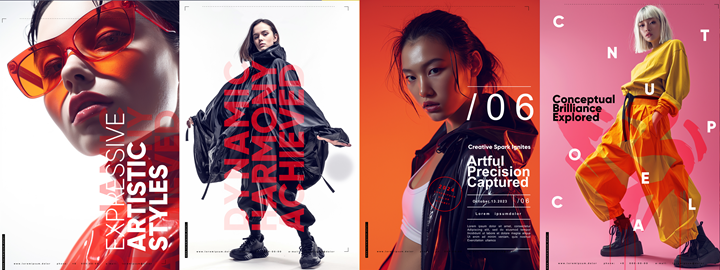 Graphic Design Services for fashion brand