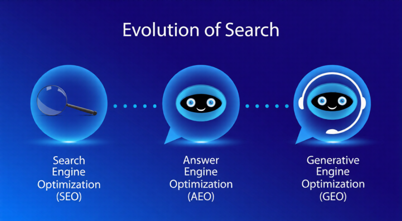 SEO, AEO & GEO: The Complete Search Trinity Guide for 2026