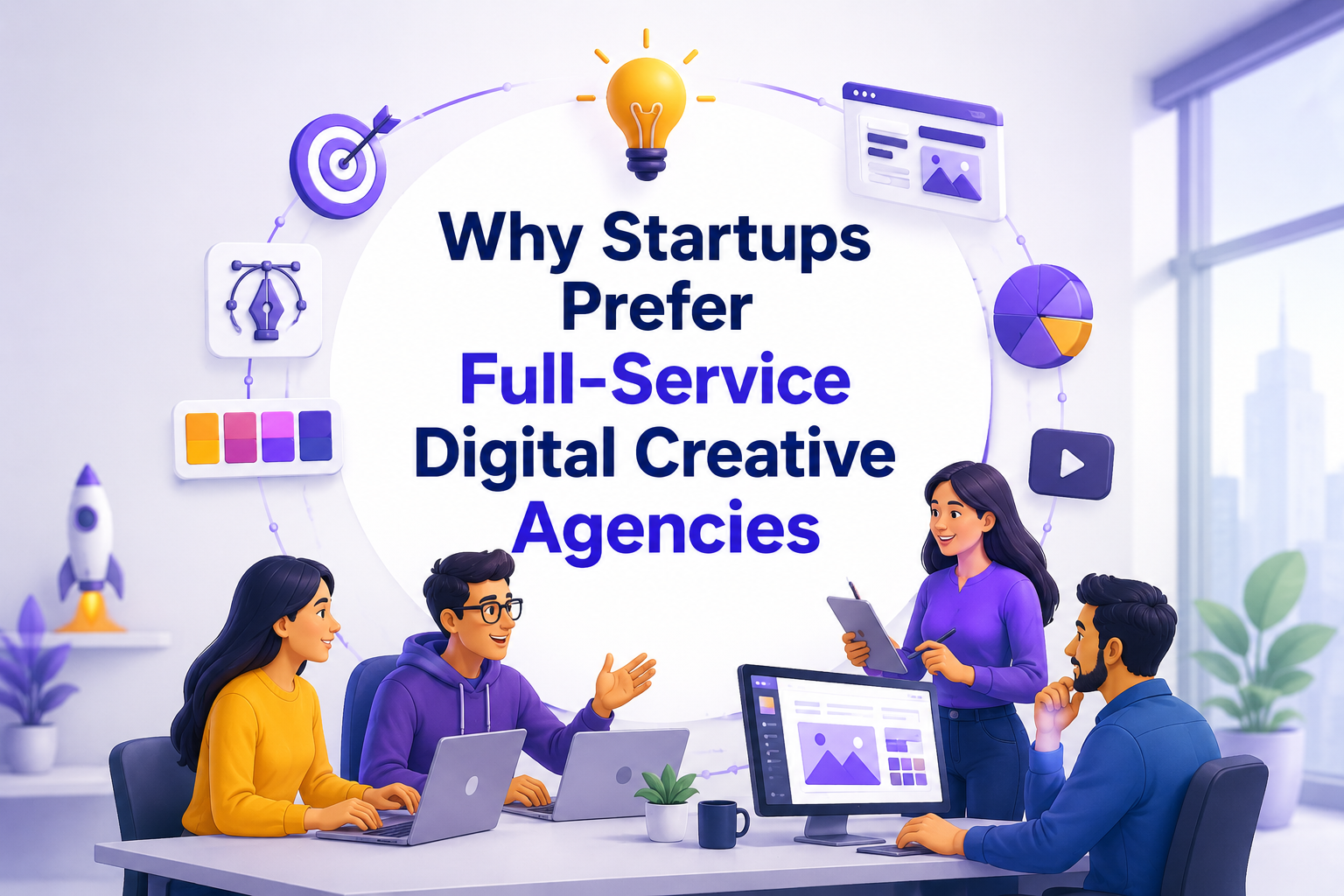 Why Startups in Bangalore Prefer Full-Service Digital Creative Agencies