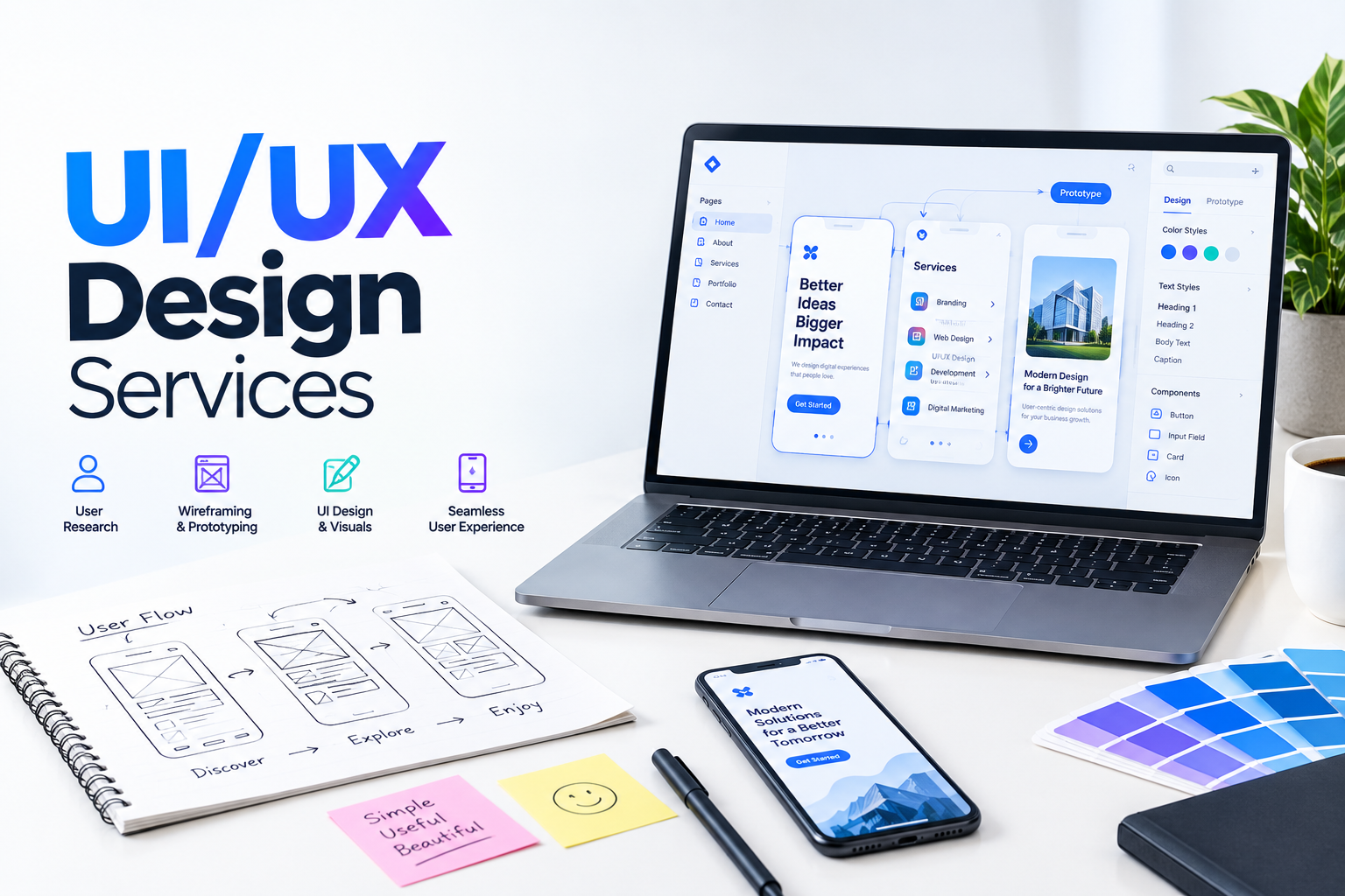 What Is UI/UX Design Services? A Guide to UI/UX for Growing Businesses